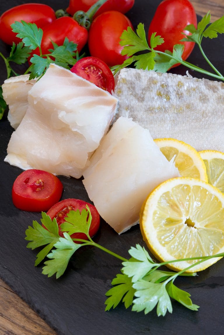 White salted codfish