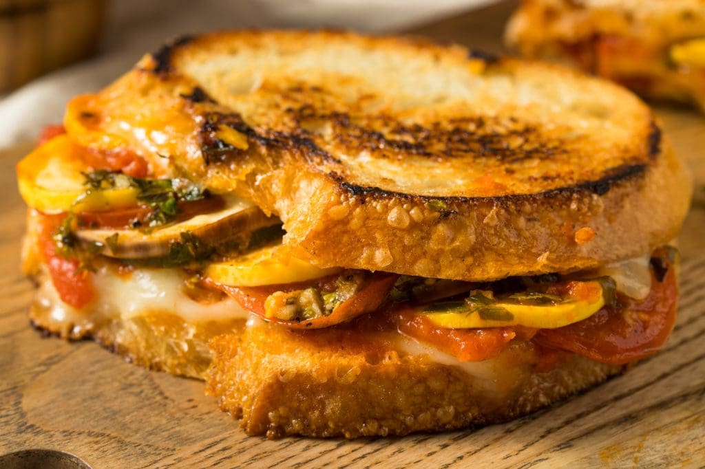 Homemade Veggie Ratatouille Sandwich