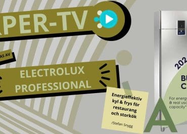 XPER-TV: Energieffektiv kyl & frys för restaurang och storkök