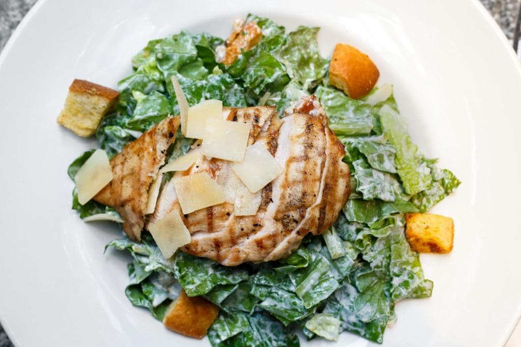 Grilled chicken salad