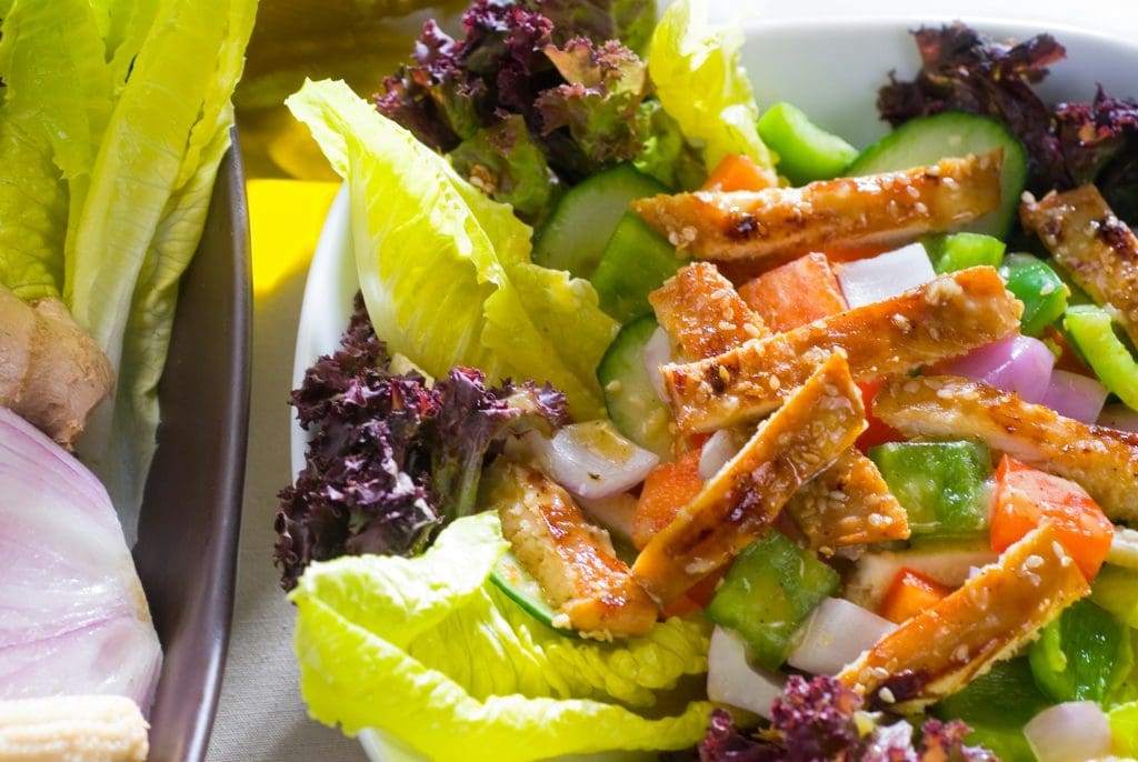 sesame chicken salad