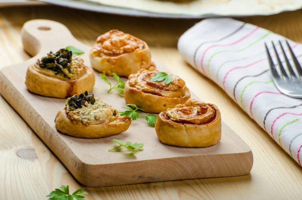 Canapés puff pastry