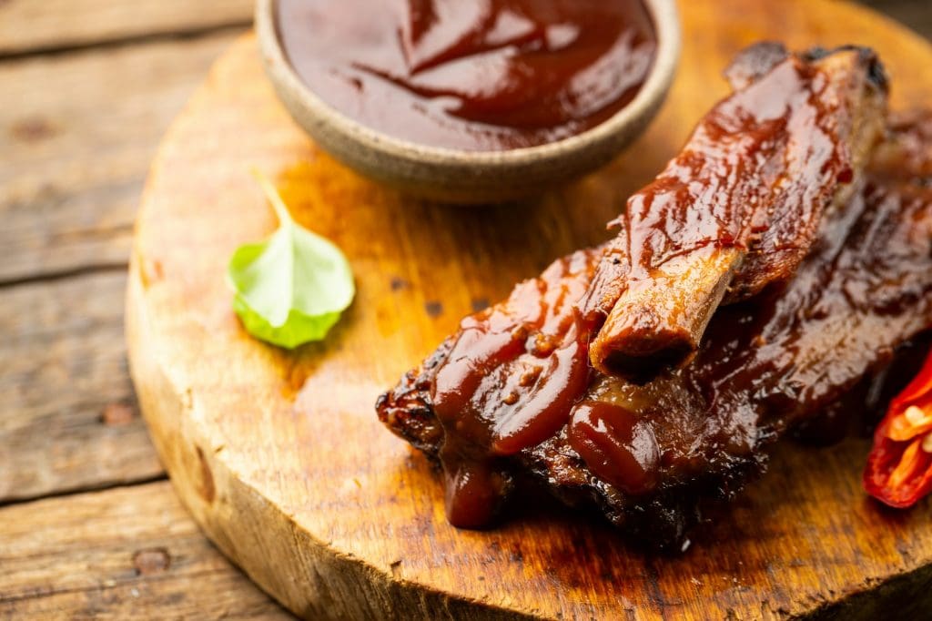 Delicious BBQ ribs