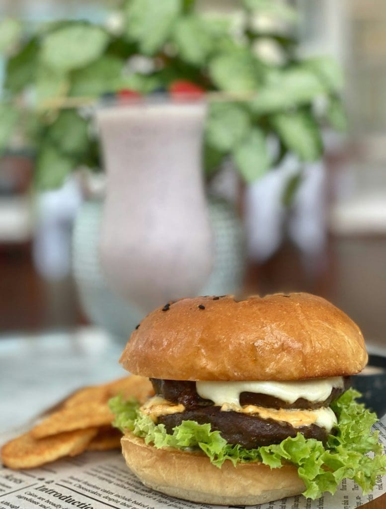 Exotic Beef Cheeseburger