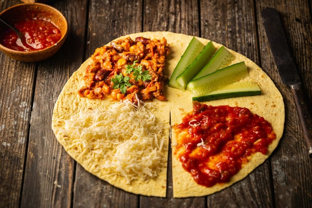 sandwich with ground meat