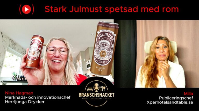 BRANSCHSNACKET: Stark Julmust