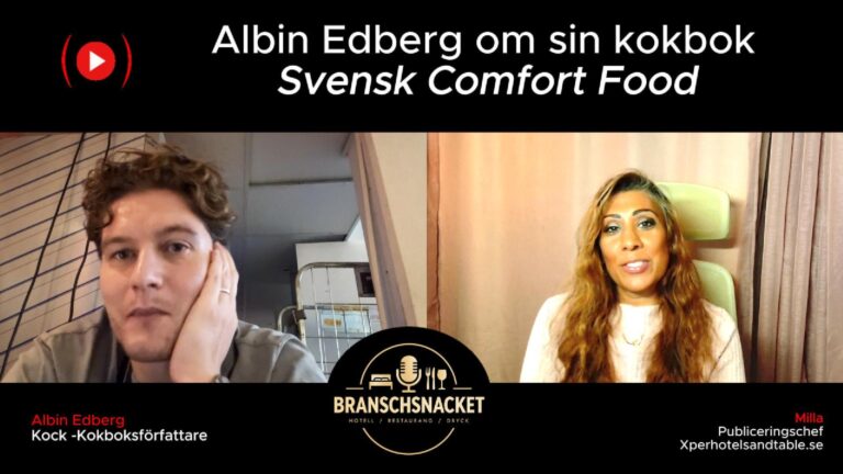 BRANSCHSNACKET: Albin Edberg om sin kokbok